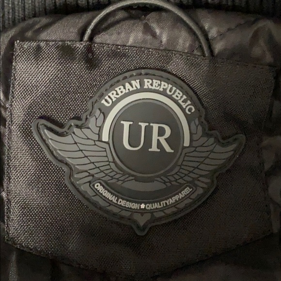 Urban Republic NWOT, boys XL gray coat with hood and pockets - Picture 13 of 13